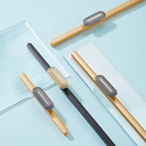 Produsen gagang furnitur hitam Item baru tarik kabinet perangkat keras dapur - Product Image 1