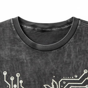 Camiseta de Moda Personalizada al por Mayor de Alta Calidad con Pedrería - Product Image 5