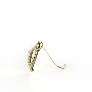 Avarta Jewellery 18K Gold Ebullient Pendant para niñas y mujeres - Product Image 1
