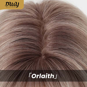 Orlaith-DWY 26-Inch MiraScalp Layered Straight Blonde <b>Wig</b> High Temperature Fiber Lace Front Synthetic <b>Wig</b> 30-Inch Transparent - Product Image 6