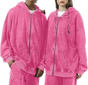 Sudadera con Capucha Estilo Lavado Ácido Urbano en Algodón Suave y Grueso, con un Atrevido Desgaste Desgastado para un Look Vintage Atemporal - Product Image 3