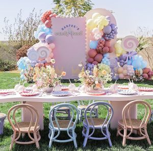 Ensemble de chaises pour enfants, événements, fêtes, matériaux naturels écologiques, taille et couleur personnalisées pour l'extérieur - Product Image 1