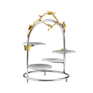 Venta caliente tendencia superior diseño moderno cuencos de acero inoxidable y bandeja para servir - Product Image 6