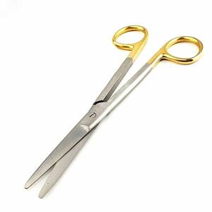 Tijeras de vendaje de cirugía curvada de acero inoxidable de calidad superior, instrumento de potencia Manual para base quirúrgica de alta calidad - Product Image 3