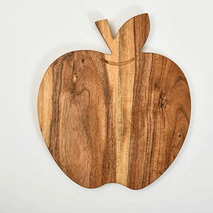 Nouvel arrivage de planche en bois d'acacia en forme de pomme Décoration de Noël planche à découper en bois d'acacia Vente en gros du Vietnam - Product Image 1