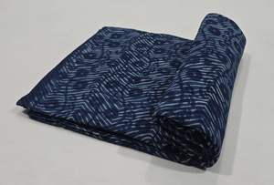 Jaipur ผ้าฝ้ายบล็อกพิมพ์ด้วยมือแบบ100% ทำด้วยมือผ้าฝ้ายแบบดั้งเดิมเป็นมิตรต่อสิ่งแวดล้อมระบายอากาศได้ - Product Image 2