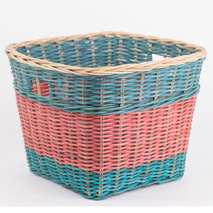 Cestas de Almacenamiento de Ratán Rectangulares para Frutas y Regalos, con Asas Laterales, Decoración para el Hogar, Duraderas y Lavables - Product Image 2