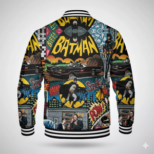 Chaqueta de béisbol de satén bordada personalizada Acabado ligero brillante Equipo y uso escolar - Product Image 2