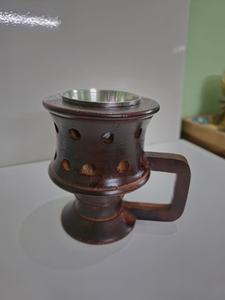 Elegant Coffee Coloured Arabic Eastern Arabic Sandalwood Aromatherapy Incense Burner Party Holiday Decoration <b>Oud</b> <b>Bakhoor</b> - Product Image 4