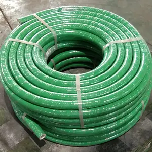 Green rubber hose chemical resistance suction hose factory