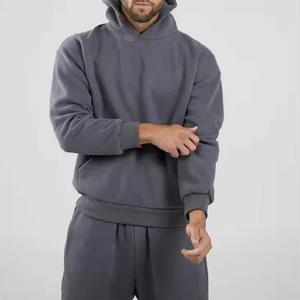 ชุดวอร์มผ้าฝ้ายสำหรับผู้ชายชุดวอร์มไซส์ใหญ่พิเศษพิมพ์ลายโลโก้ตามสั่ง - Product Image 3