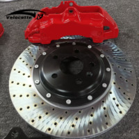 Kit d'étriers de frein avant en aluminium pour voitures, 6 pistons, disque en acier 355X32 pour VW Golf GTI MK7.5 BMW M3 E46 Toyota Hiace 300 Honda Civic FC