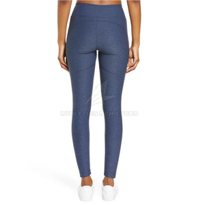 Mallas deportivas de la mejor calidad para mujer, patrón sólido, cintura media, informal, transpirable, a un precio razonable, cintura elástica hecha en Pakistán - Product Image 4