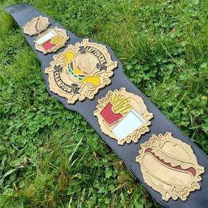 Ceinture de championnat personnalisable Plaques métalliques durables de haute qualité Poids léger Couleur personnalisée Logo personnalisé Gravure personnalisée - Product Image 5