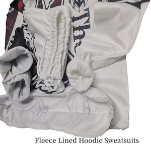 Alta calidad EE. UU. Tamaño Sublimación Blanks Pullover Hoodie Set 100% Poliéster Diseño personalizado logo Pantalones de chándal y Hoodie Set para hombres - Product Image 5