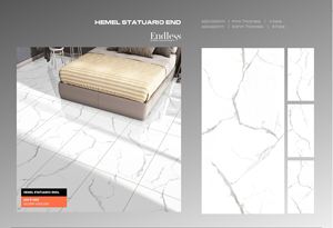 Carreaux d'intérieur design en porcelaine Série d'inspiration italienne Carreaux en porcelaine Premium 600x1200mm Carreaux vitrifiés pour mur et sol - Product Image 3