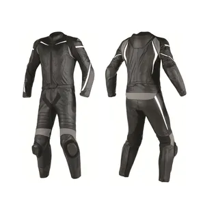 Professional Cowhide Top Quality Men Custom Leather Racing Motorbike suit/Motorcycle race Suit One & Two Piece