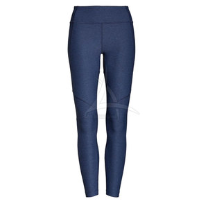 Legging de yoga pour femme style mode, vente en gros 2025, taille élastique de haute qualité, en Spandex/Polyester uni, respirant et léger - Product Image 1