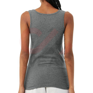 Camisetas sin mangas de gimnasio sin mangas para mujer de alta calidad Nueva llegada Ropa de punto de poliéster de algodón Hecho en Pakistán - Product Image 3