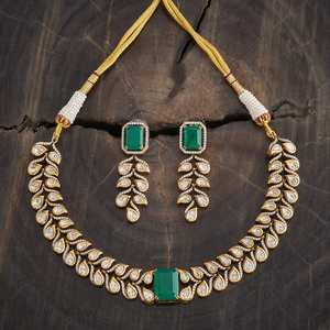 Kundan Necklace 178323 Elegant <b>Wedding</b> <b>Accessory</b> - Product Image 4