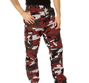 Wholesale Custom Ultra-Durable Men's Tactical <b>Pants</b> <b>Elastic</b> <b>Waist</b> Versatile Pocket Storage Camouflage <b>Cargo</b> Trousers - Product Image 5