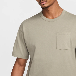 Venta al por mayor nuevo diseño de alta calidad ropa casual caída hombro camiseta para hombres 2025 último modelo de gran tamaño camisetas para hombres - Product Image 2