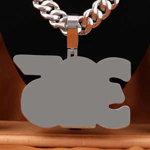 325 numérique luxueux Moissanite diamant 925 argent Sterling 18k or glacé Hip-Hop Style personnalisé pendentif fête d'anniversaire des hommes - Product Image 5