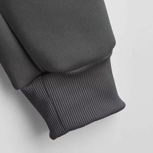 Sweat-shirt surdimensionné pour homme en tissu éponge de haute qualité, respirant et à séchage rapide, avec grande poche, taille et couleur personnalisables - Product Image 4