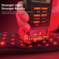 Bracelet de thérapie physique à lumière rouge portable SunPlus, ceinture, 660 nm, 850 nm, thérapie à lumière rouge infrarouge, coussin enveloppant pour le poignet