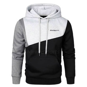 เสื้อฮู้ดของผู้ชายผ้าฝ้ายผสม - Product Image 1