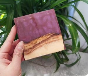 Posavasos de resina y madera epoxi personalizados más vendidos hechos a medida Posavasos modernos de madera de resina para una decoración elegante del hogar al precio más bajo - Product Image 6