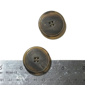 Botones de Cuerno de Búfalo Natural al por Mayor, Acabados y Coloridos para Accesorios de Ropa, Alta Calidad - Product Image 1