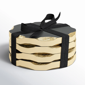 Sous-verres ronds modernes, plat de service poli pour les hôtels, les services, les fêtes, la vaisselle et la maison - Product Image 2