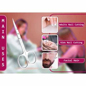 Tijeras para cutículas de acero inoxidable con punta extra afilada - Product Image 5