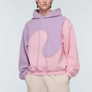 เสื้อฮู้ดขนแกะ GSM 350ไหล่ตกสีทึบน้ำหนักมาก - Product Image 3