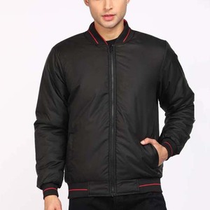 Material de nylon de poliéster Longitud de la ropa regular Chaquetas de bombardero de alta calidad para hombres Chaquetas impermeables de estilo callejero para hombres - Product Image 1