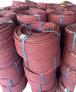 Chất lượng cao 3 sợi PE Monofilament nâu dây thừng Kinh Tế giá 6mm-24mm Polypropylene tái chế nhựa xoắn braids - Product Image 2