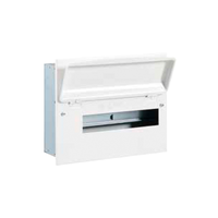 Boîtier de distribution extérieur étanche pour disjoncteurs, 8 voies, boîtier de distribution étanche, unités de consommation étanches, boîtier métallique uniquement, encastré