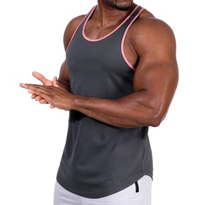 High Quality OEM Bulk Manufacturer Tank Top Factory Sale Slim Fit Bodybuilding Workout Training Vest Top Breathable For Sale - Product Image 2