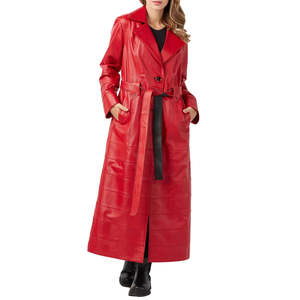 Abrigo de Cuero para Hombre, Otoño Invierno, Manga Larga, Impermeable, Cortavientos, Transpirable, Forro de Fibra de Bambú, Hecho a Medida - Product Image 1