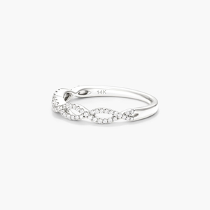925 <b>Silver</b> Minimalist Band Elegant <b>Stacking</b> <b>Ring</b> Cut Moissanite Diamonds Women's Engagement Gift for Party Fine <b>Rings</b> - Product Image 2