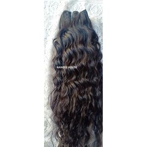 Extensions de cheveux humains indiens Remy bouclés doux, 8-30 pouces, ondulation naturelle, bouclés crépus, simple trame - Product Image 1