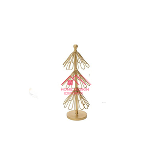 Arbre de Noël en métal fait main fini antique en cuivre pour la maison ornements de décoration de Noël d'intérieur - Product Image 2