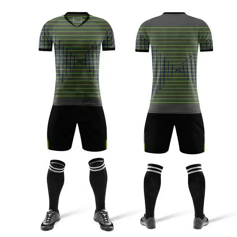 Factory Direct Full Set Fußball uniform Sublimation druck Soccer Jersey Fußball uniformen Neu Hohe Qualität