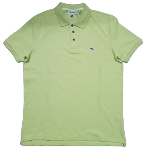 Homme solide pour chemise 100% coton tissu tricoté à manches courtes respirant vêtements de travail décontractés en vrac conception personnalisée - Product Image 4
