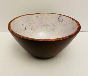 ชามไม้ธรรมชาติเป็นมิตรกับสิ่งแวดล้อมจากอินเดียราคาประหยัดสำหรับการเสิร์ฟสลัดผลไม้ของว่างเทคนิคขัดมัน - Product Image 3