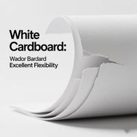 Feuilles de carton résistantes à la graisse sans danger pour les aliments blanc pour boîtes de boulangerie pour l'emballage de pâtisserie et de gâteau à usage industriel en chimie