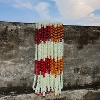 Künstliche Jasmin-Rosen-Blumengirlande Langlebige Romantische Punjabi-Hochzeit Einweihungsfeier Diwali-Dekoration Vielseitige Wanddekoration