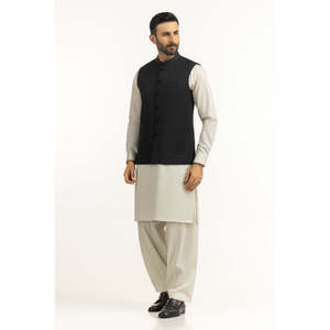 เสื้อกั๊กทรงปกติ รุ่น WC-STY25-027 เสื้อคลุมดีไซน์ทันสมัยประดับกระดุม - Product Image 3