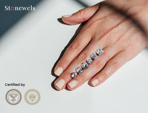 Christmas Tree Diamond Ring Wedding Engagement Jewellery 925 Silver Lab Grown gift for <b>wife</b> husband Under 500 Premium luxury - Product Image 5
